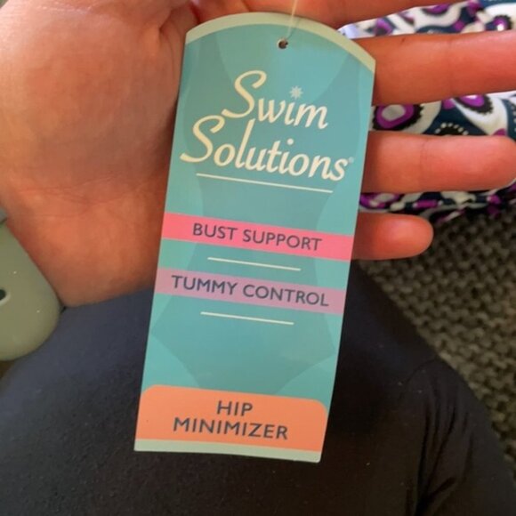 8/10/18W Swim Solutions Swim Suit H06 - Picture 7 of 8